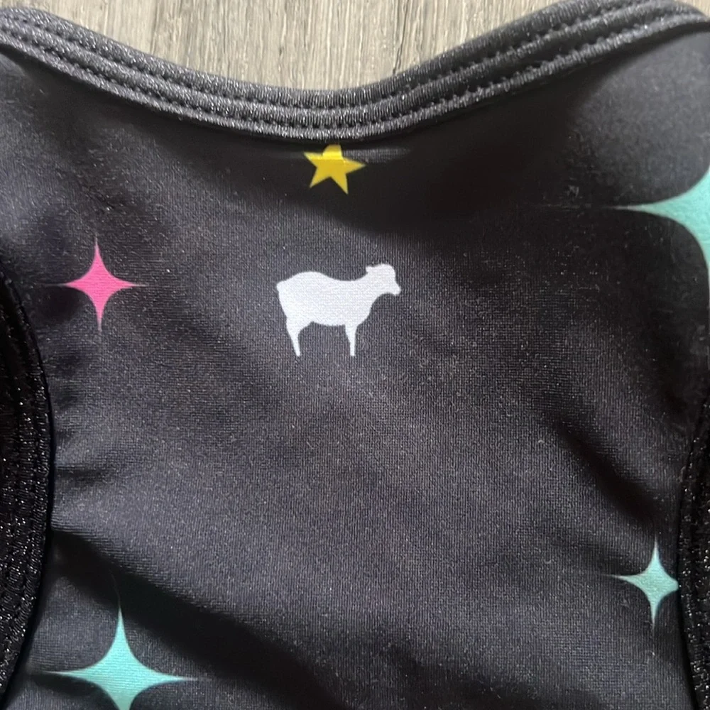 Girls Goldsheep Clothing Activewear Crop Top U Bra Sports bra w/ Stars Size: L